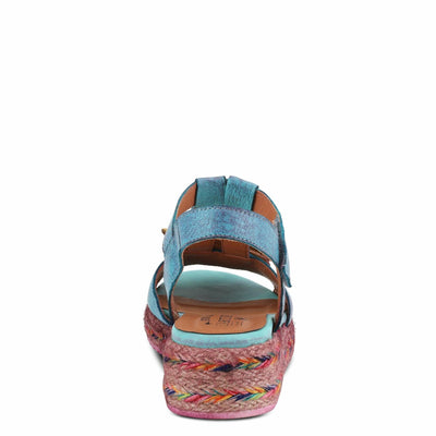 L'ARTISTE TEMPEST SANDALS BLUE MULTI / EU 41 / US 9.5-10