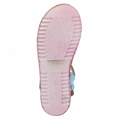L'ARTISTE TEMPEST SANDALS BLUE MULTI / EU 41 / US 9.5-10
