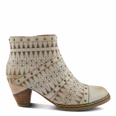 L'Artiste by Spring Step Women's Niobe Ankle Boot, Beige Multi, 8.5