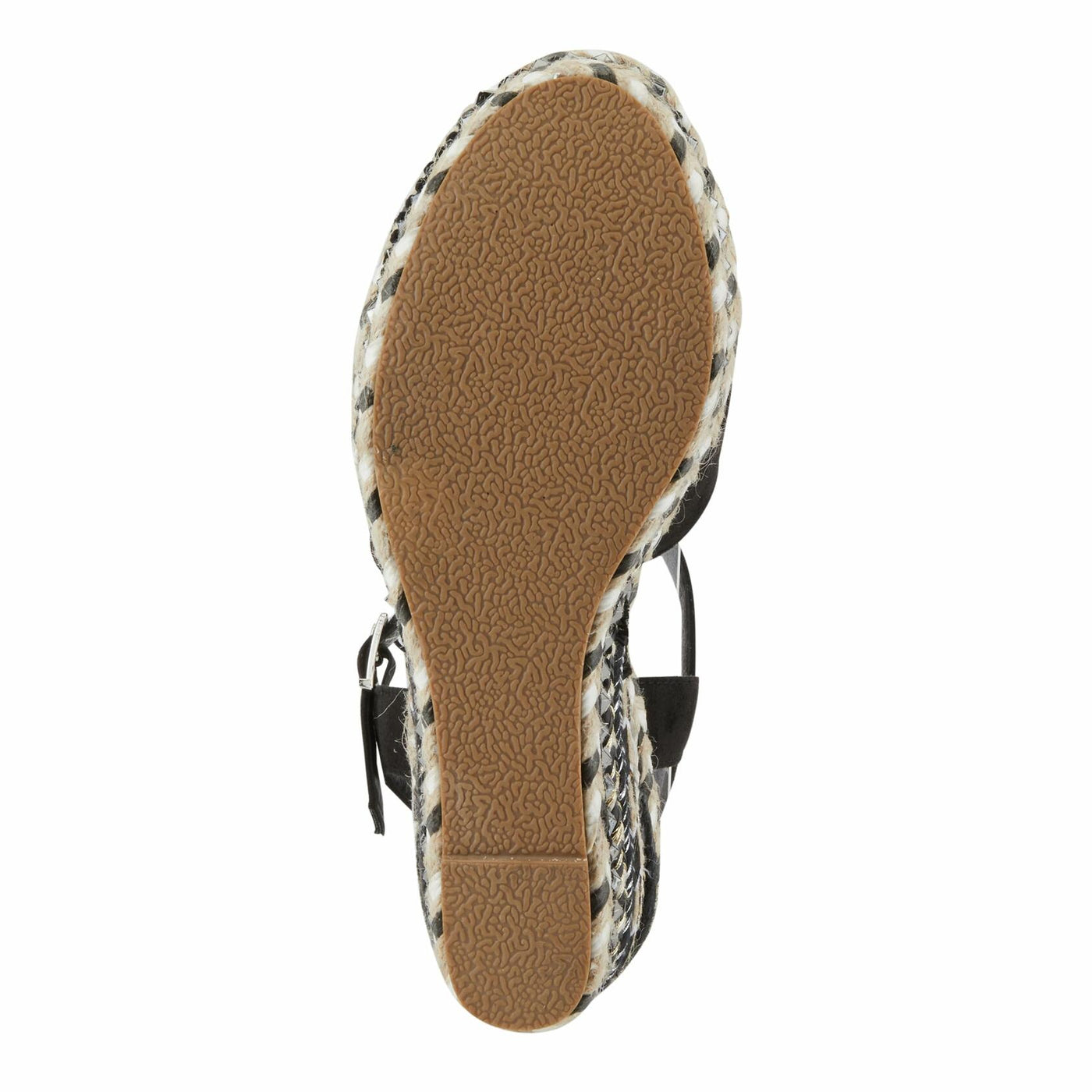 PATRIZIA Women's Sloane Wedge Sandal Black EU 36 / US 5.5-6