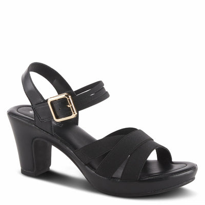 PATRIZIA Women's Neesa-Stretch Slingback Sandal Black EU 39 / US 8.5
