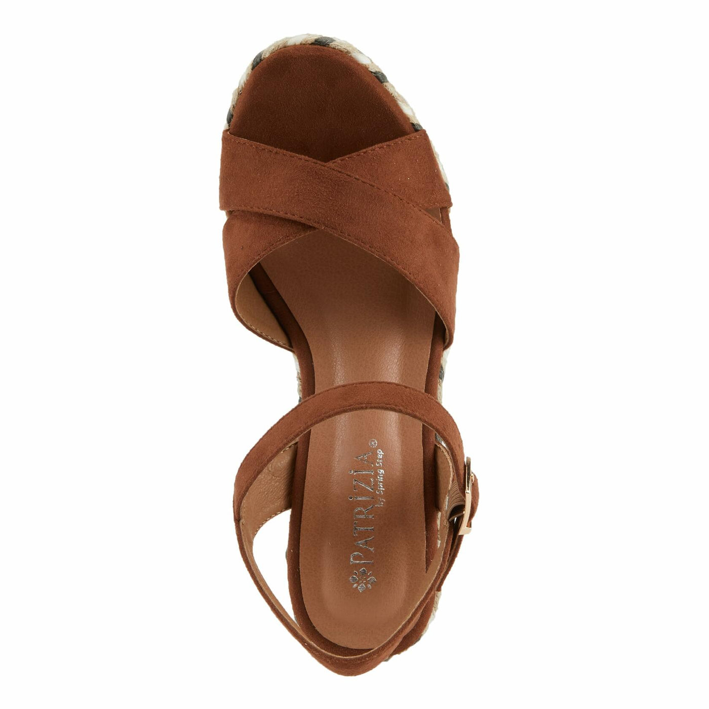 PATRIZIA Women's Sloane Wedge Sandal Brown EU 42 / US 10.5-11