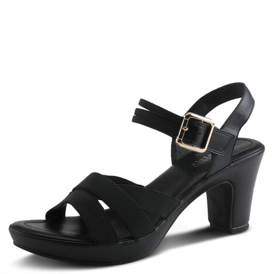 PATRIZIA Women's Neesa-Stretch Slingback Sandal Black EU 39 / US 8.5