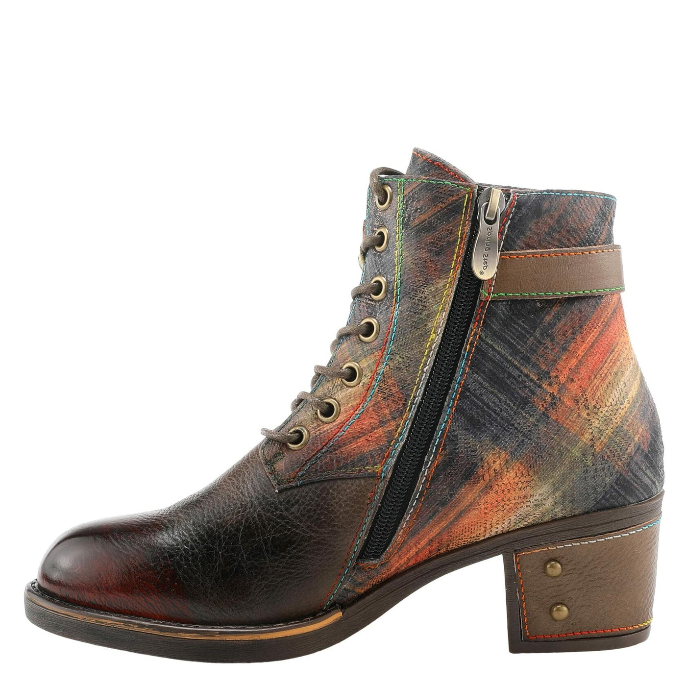 L'Artiste by Spring Step Harmonic Brown Multi EU 39 (US Women's 8.5) M