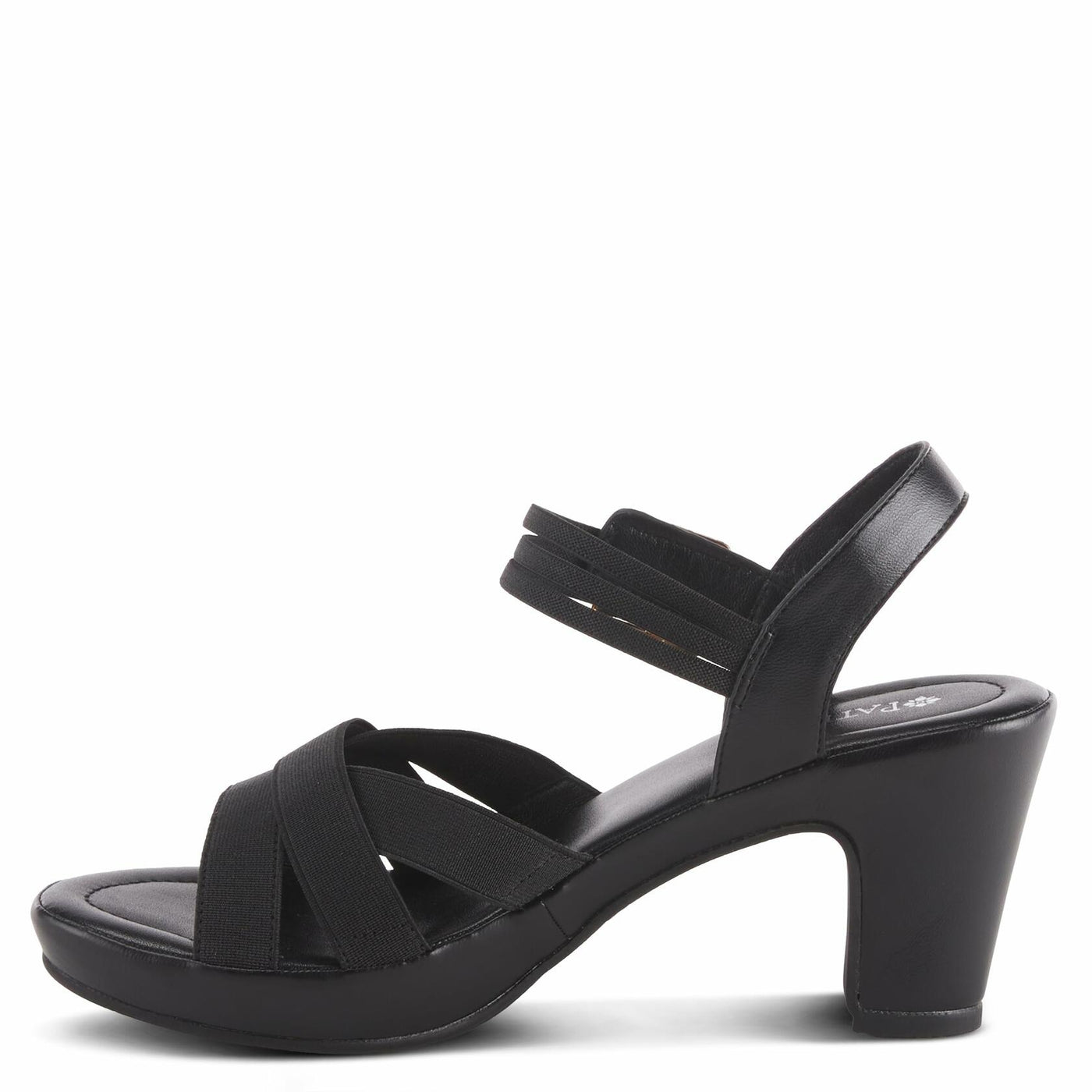 PATRIZIA Women's Neesa-Stretch Slingback Sandal Black EU 39 / US 8.5