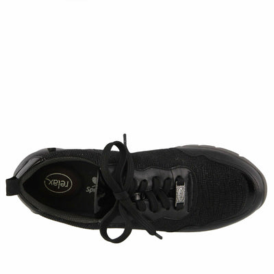 Spring Step Women's NYLLA Oxford, Black, 8.5