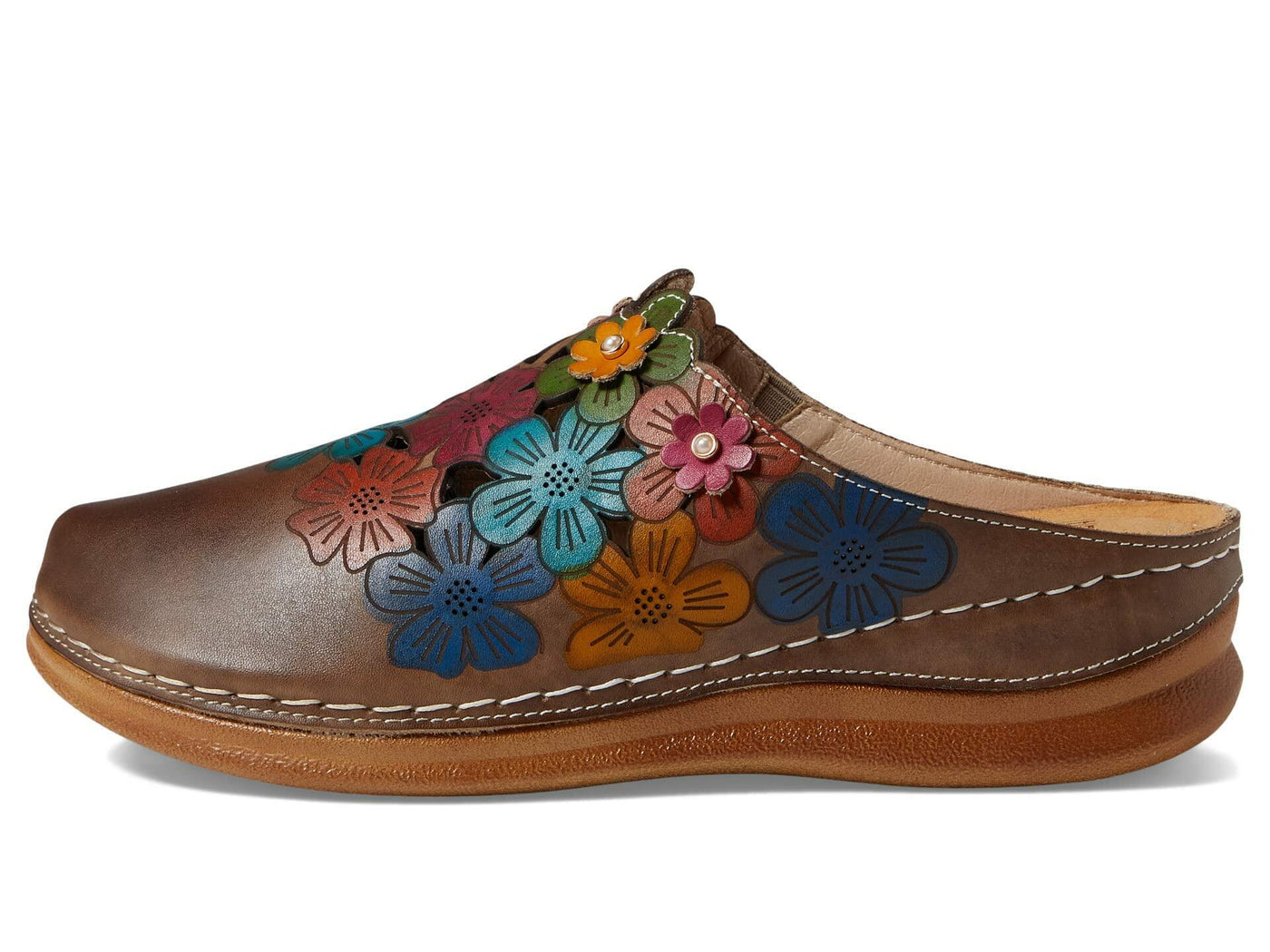 Spring Step L'Artiste Women's Augi Clog Grey Multi EU 42 / US 10.5-11