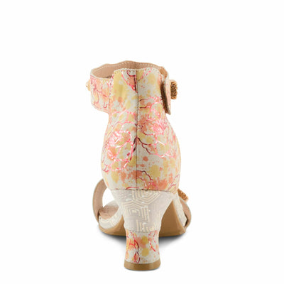 L'Artiste by Spring Step Women's Aquavelva Pump, Peach Multi, 10.5-11