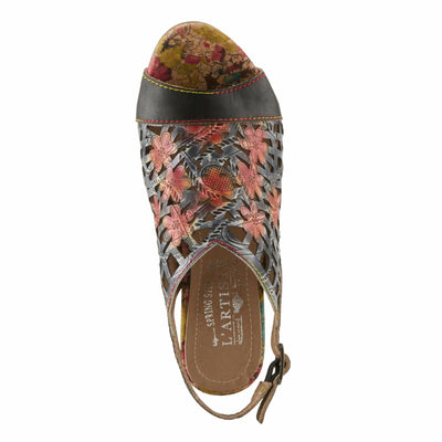 L'Artiste by Spring Step Women's Eclipsing Pump, Black Multi, 6.5-7