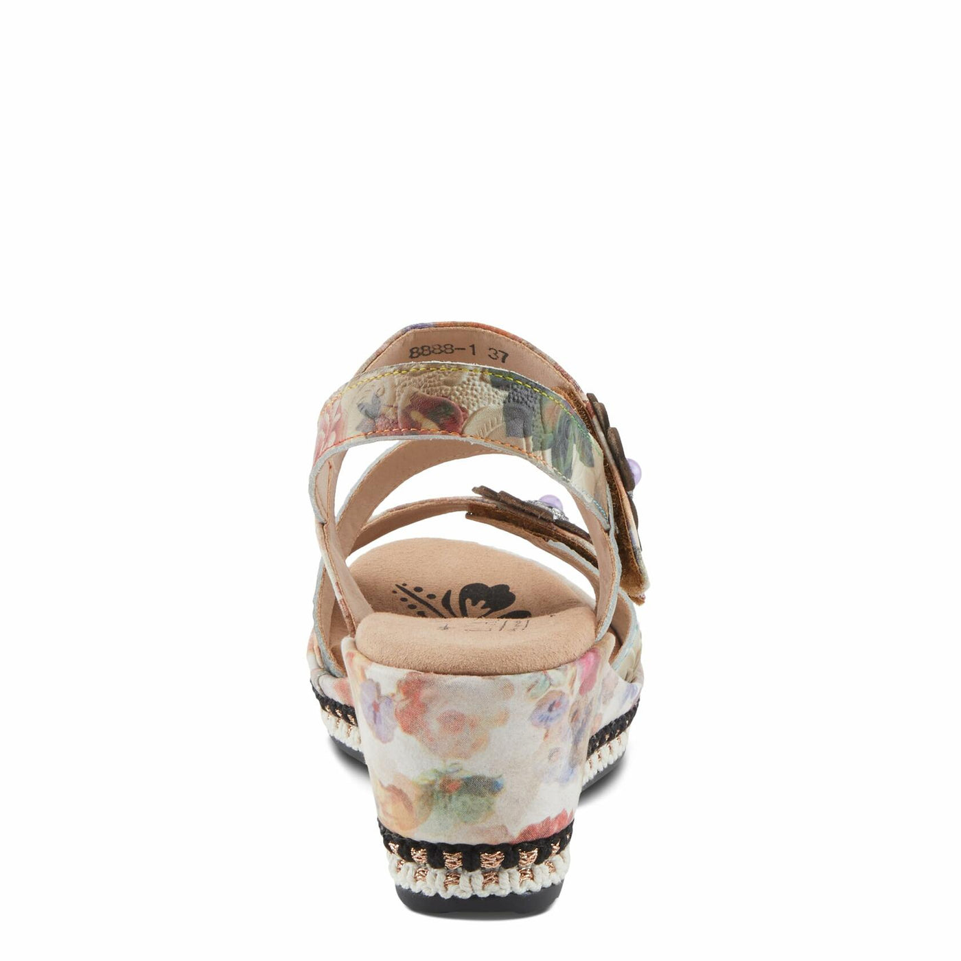 L'Artiste by Spring Step Women's Blissful Sandal, Beige Multi, 7.5-8
