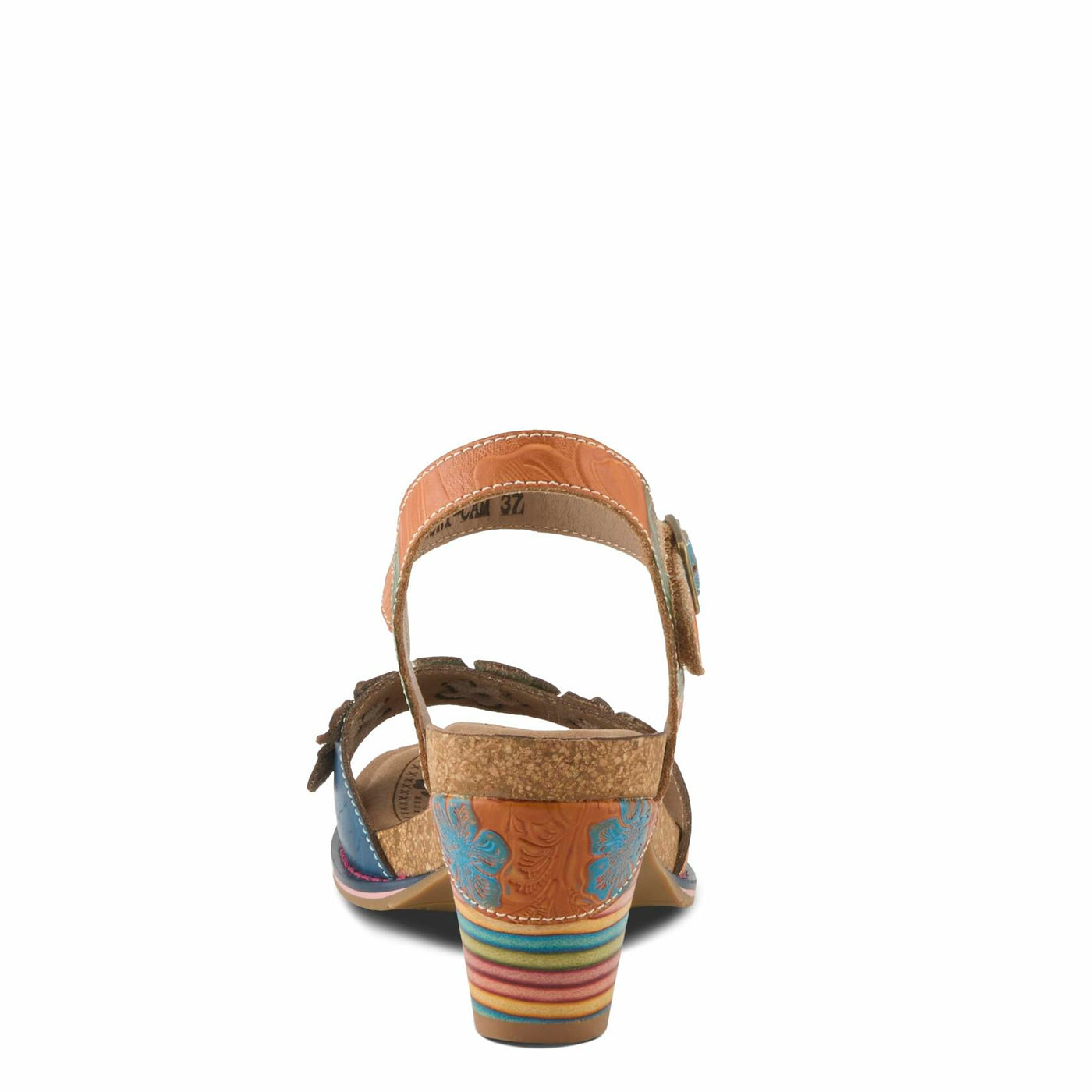 L'Artiste by Spring Step Women's Bluesky Sandal, Camel Multi, 9