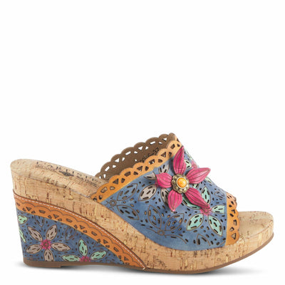 Spring Step L'Artiste Women's Annamaria Sandals Blue Multi EU 42 / US 10.5-11