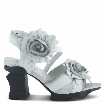 L'Artiste by Spring Step Women's Shelly Sandal, Light Grey, 5