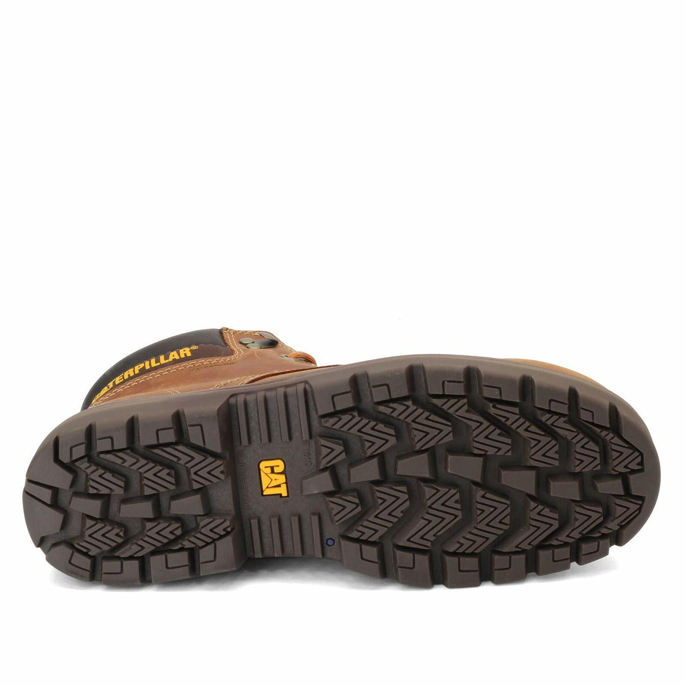 Cat Footwear Men's Outbase WP Construction Boot, Leather Brown, 11