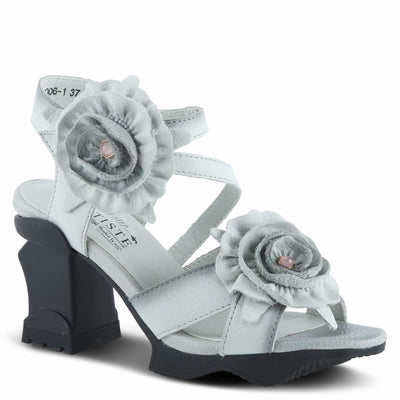 L'Artiste by Spring Step Women's Shelly Sandal, Light Grey, 5