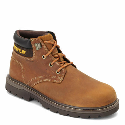 Cat Footwear Men's Outbase WP Construction Boot, Leather Brown, 11