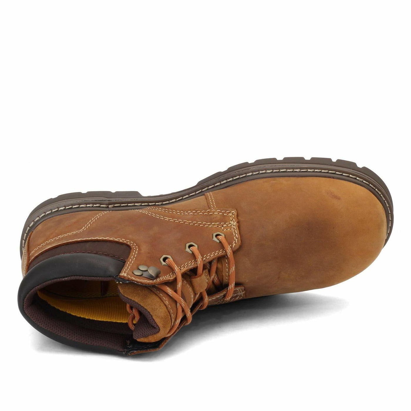 Cat Footwear Men's Outbase WP Construction Boot, Leather Brown, 10.5