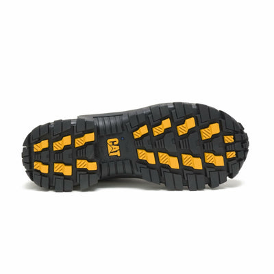 CAT Footwear Men's Invader Steel Toe Work Shoe, Black/Full Moon, 8