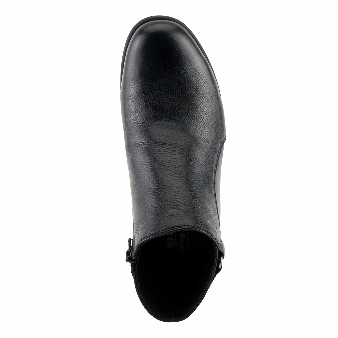 Spring Step Women's ABRUZZO Ankle Booties with Pebbled Leather, Modern Wedge Sole, and Removable Insoles Black EU 39 / US 8.5