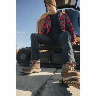 Cat Footwear Men's Colorado Equip 6" Waterproof Construction Boot, Pyramid, 8.5