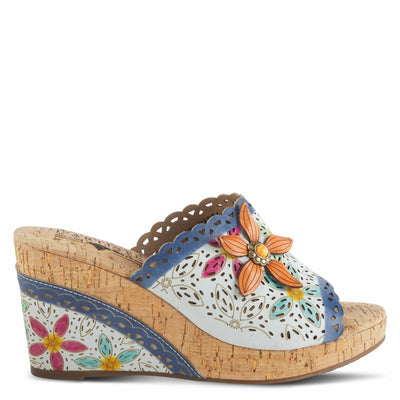 Spring Step L'Artiste Women's Annamaria Sandals White Multi EU 42 / US 10.5-11