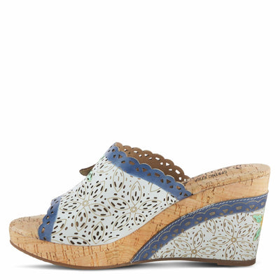 Spring Step L'Artiste Women's Annamaria Sandals White Multi EU 36 / US 5.5-6