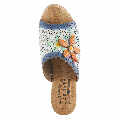 Spring Step L'Artiste Women's Annamaria Sandals White Multi EU 36 / US 5.5-6