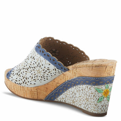 Spring Step L'Artiste Women's Annamaria Sandals White Multi EU 36 / US 5.5-6