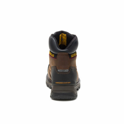 Cat Footwear Men's Excavatorxl 6" Wp Ct Construction Boot, Dark Brown, 11.5