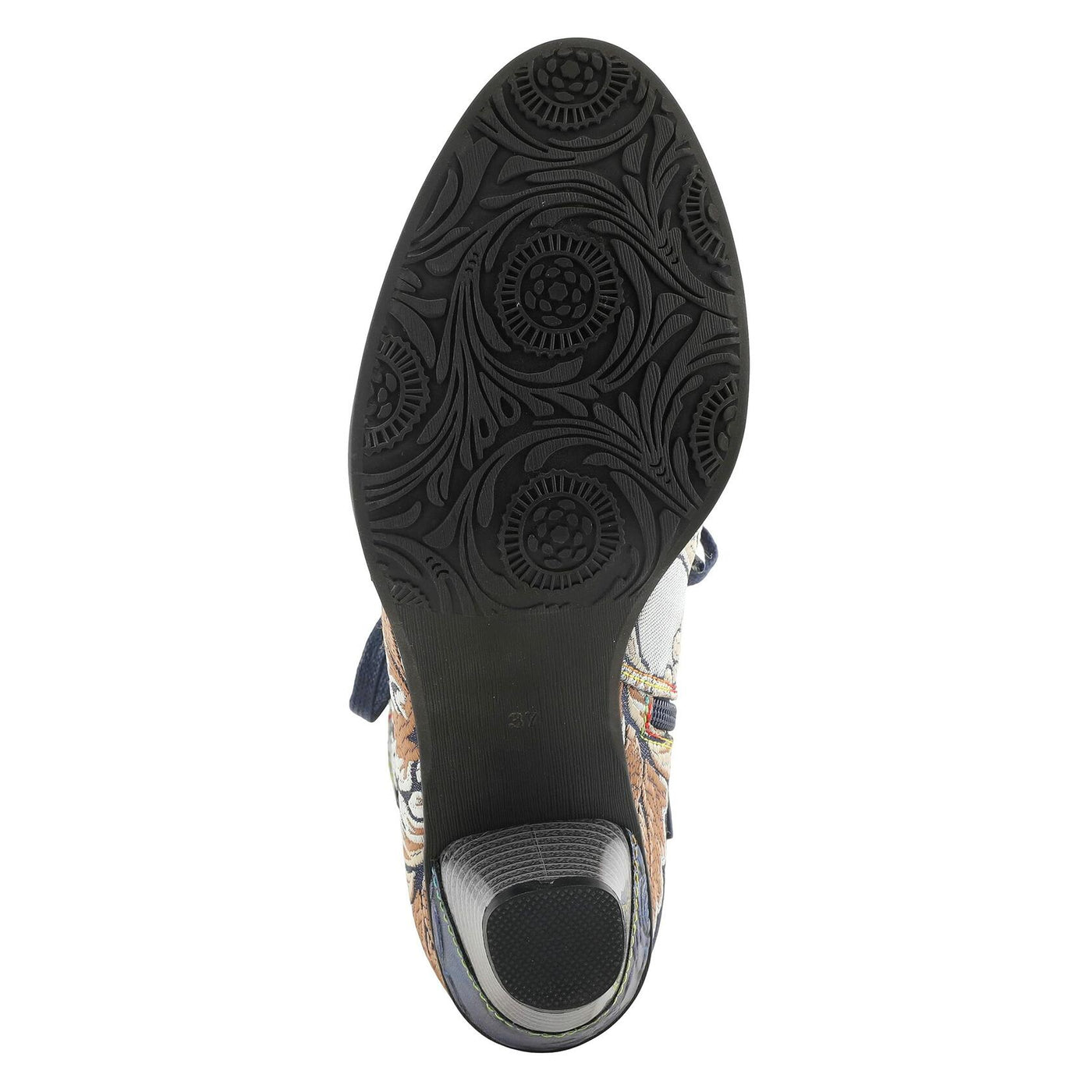 Spring Step L'Artiste Women's Siren Bootie Navy Multi EU 37 / US 6.5-7