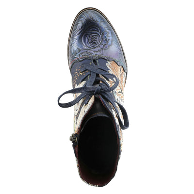 Spring Step L'Artiste Women's Siren Bootie Navy Multi EU 37 / US 6.5-7