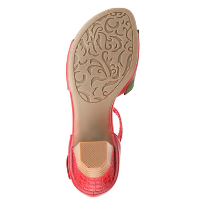 Spring Step L'Artiste Women's Compelling Maryjane Sandal Yellow Multi EU 42 / US 10.5-11
