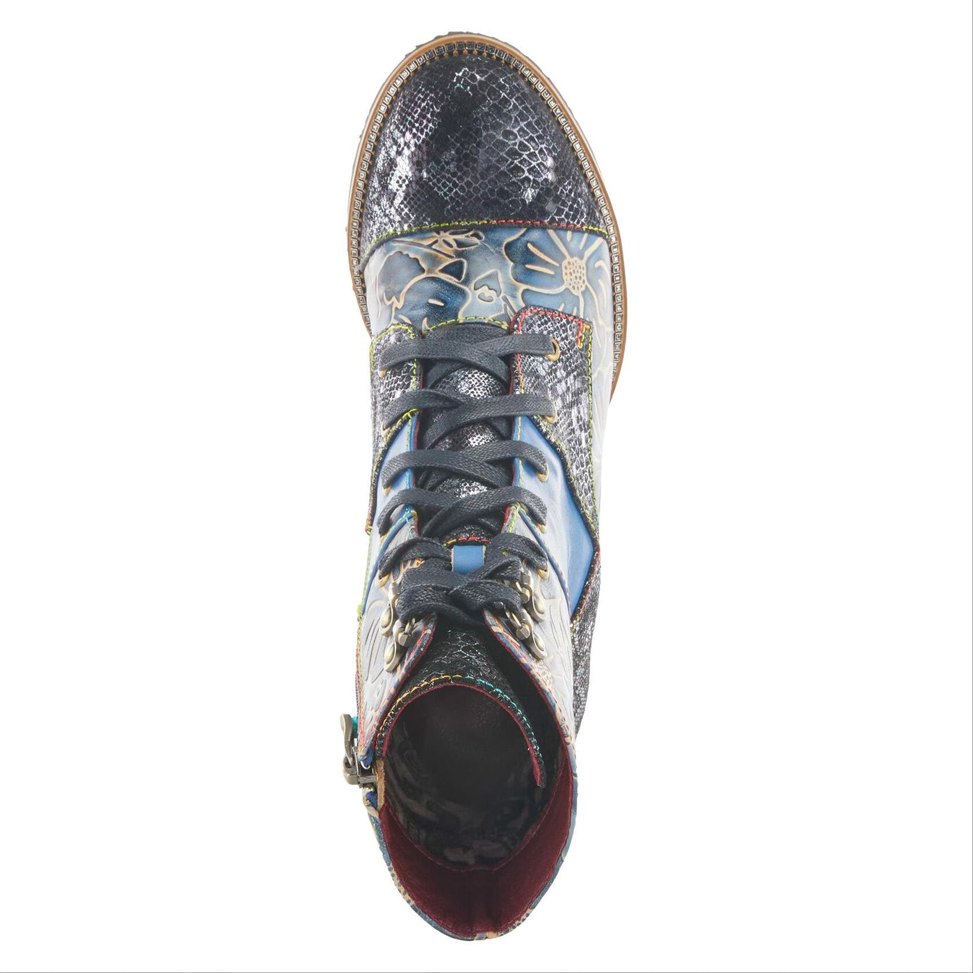 L'Artiste by Spring Step Aboot Blue Multi EU 42 (US Women's 10.5-11) M