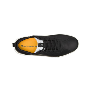 Cat Footwear unisex-adult Hex Sneaker, Black/White, 8.5 M US