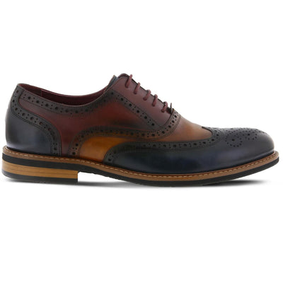 Spring Step Men's Niko Lace-Up Shoe Brown Multi EU 41 / US 8-8.5