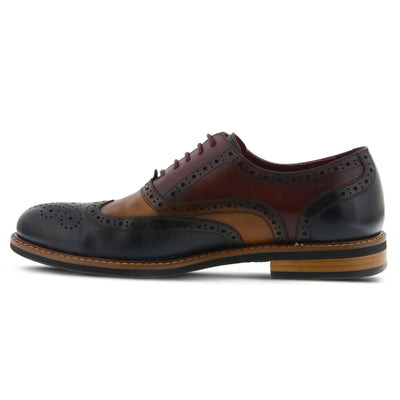Spring Step Men's Niko Lace-Up Shoe Brown Multi EU 41 / US 8-8.5