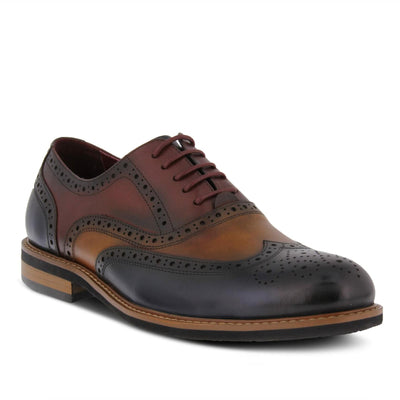 Spring Step Men's Niko Lace-Up Shoe Brown Multi EU 41 / US 8-8.5