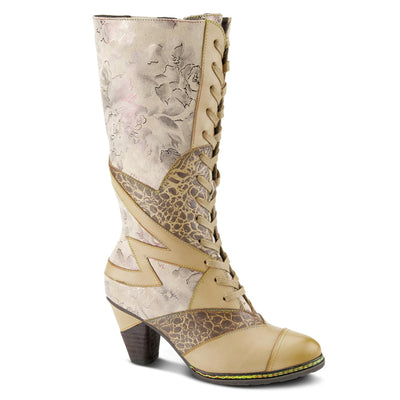 Spring Step L'Artiste Women's Malagie-Croco Boots Beige Multi EU 41 / US 9.5-10