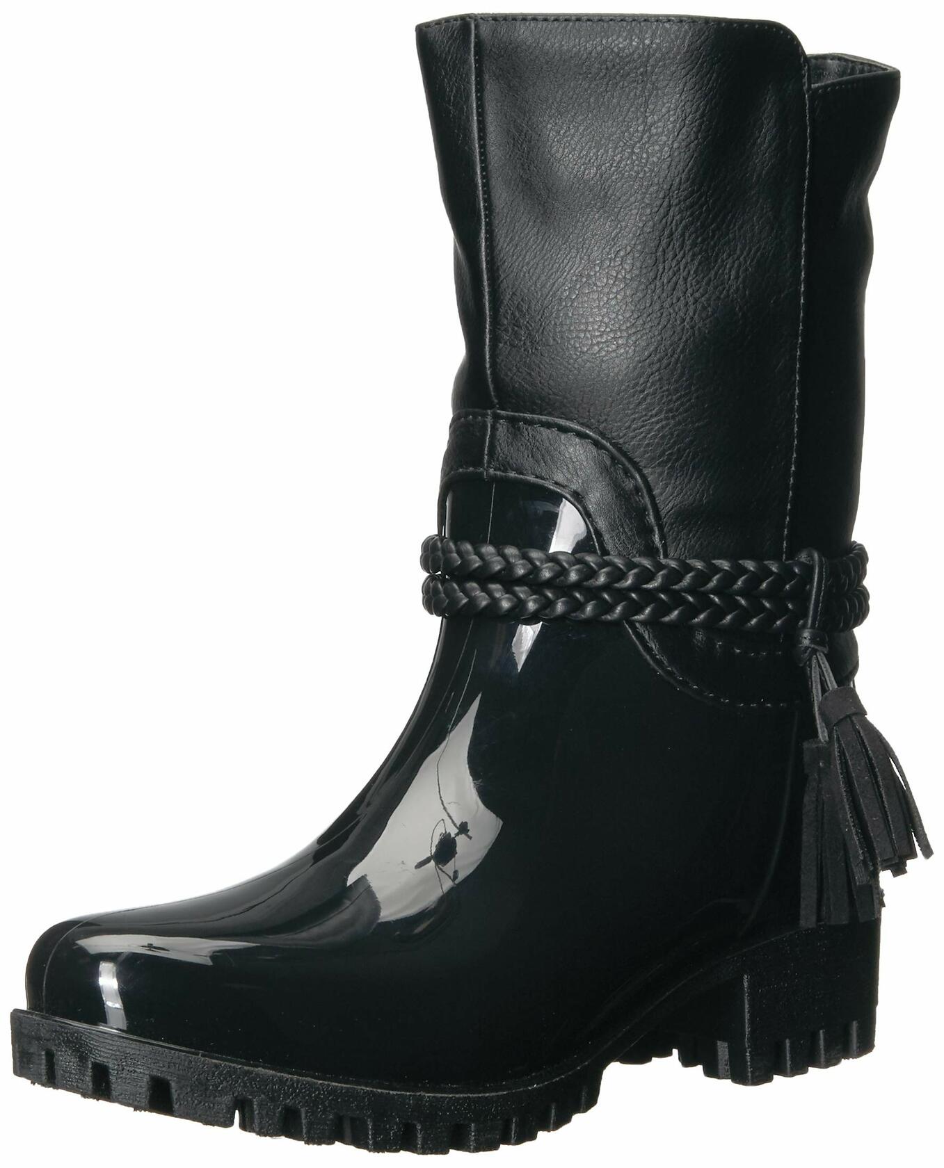 Spring Step Women's Glover Rain Boot, Black, 38 M EU Medium EU (US 7.5 8 US)
