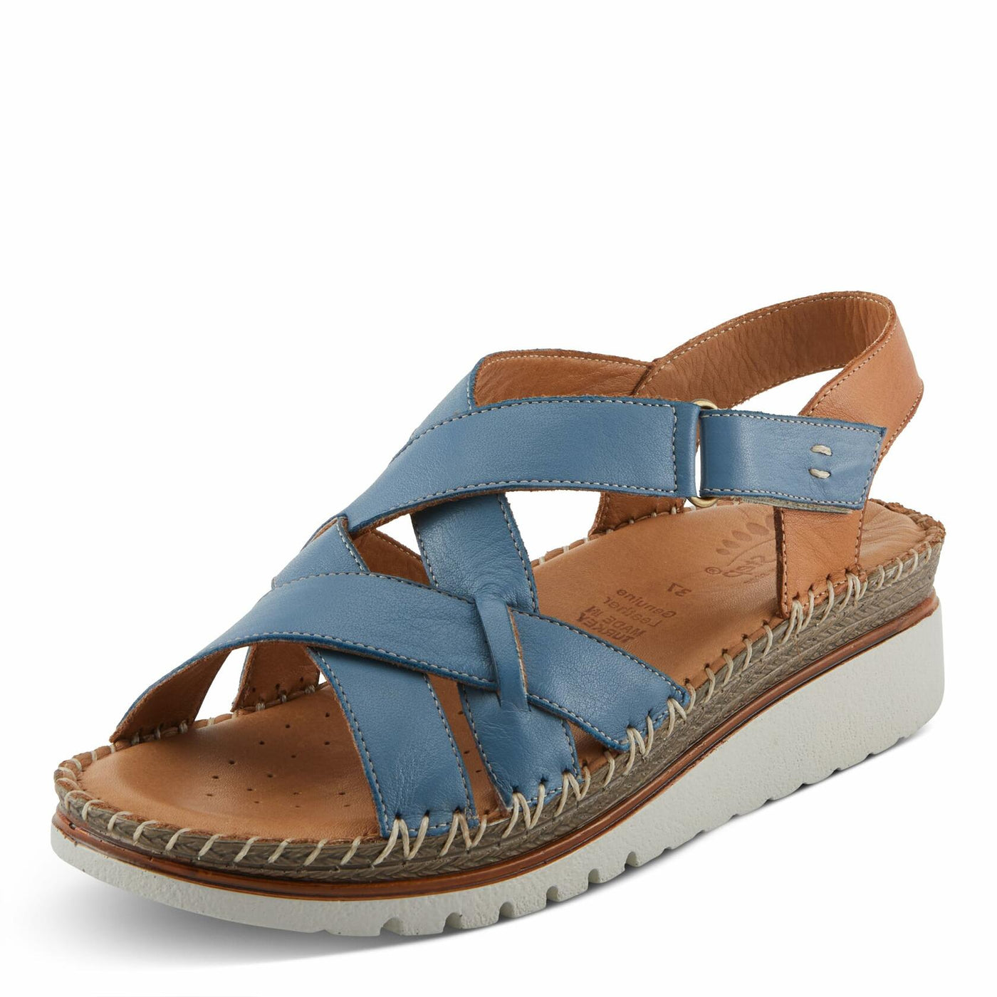 Spring Step Women's Migula Blue 8.5 Medium