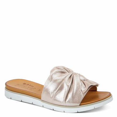 Spring Step Women's Lavona Slide Sandal Silver EU 40 / US 9