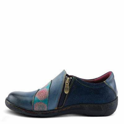 L'Artiste by Spring Step Women's Lata Clog, Navy Multy, 7