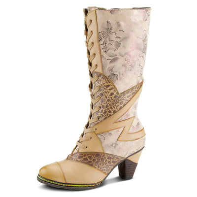 Spring Step L'Artiste Women's Malagie-Croco Boots Beige Multi EU 42 / US 10.5-11