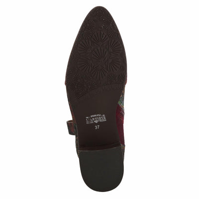 L'Artiste by Spring Step Women's Lady Luck Western Boot, Bordeaux Multi Suede, 10.5-11