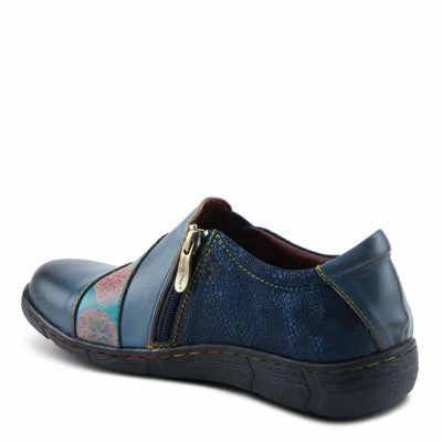 L'Artiste by Spring Step Women's Lata Clog, Navy Multy, 7