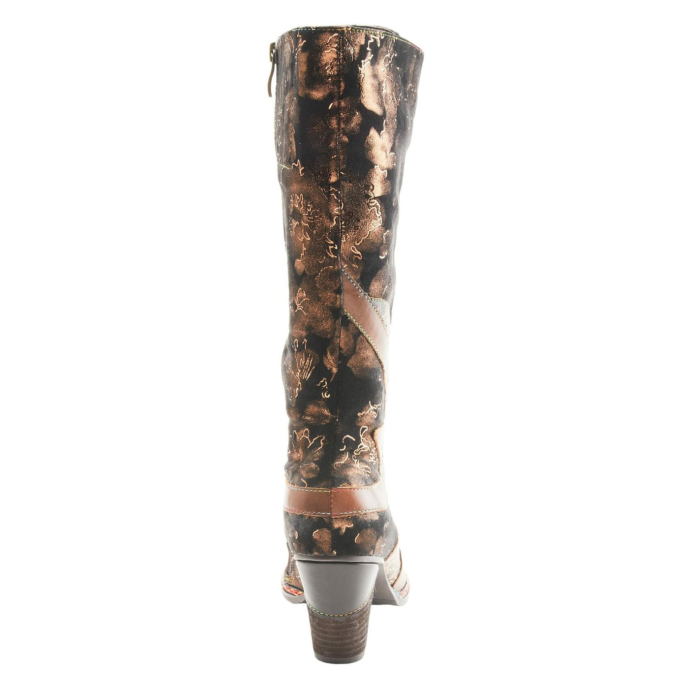 Spring Step L'Artiste Women's Malagie-Croco Boots Brown Multi EU 38 / US 7.5-8