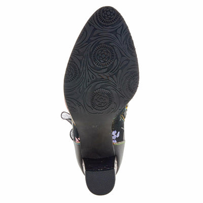 Spring Steps L`Artiste Gaga Mid-Calf Boots for Women - Ladies Boot with Side Zipper Closure - Comfortable Western Women's boots - Black Multi EU 36 / US 5.5-6