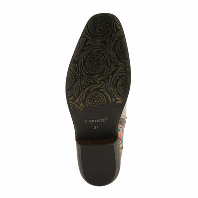 Spring Step L'Artiste Women's Rodeoqueen Leather Tall Boot Taupe Multi EU 42 / US 10.5-11