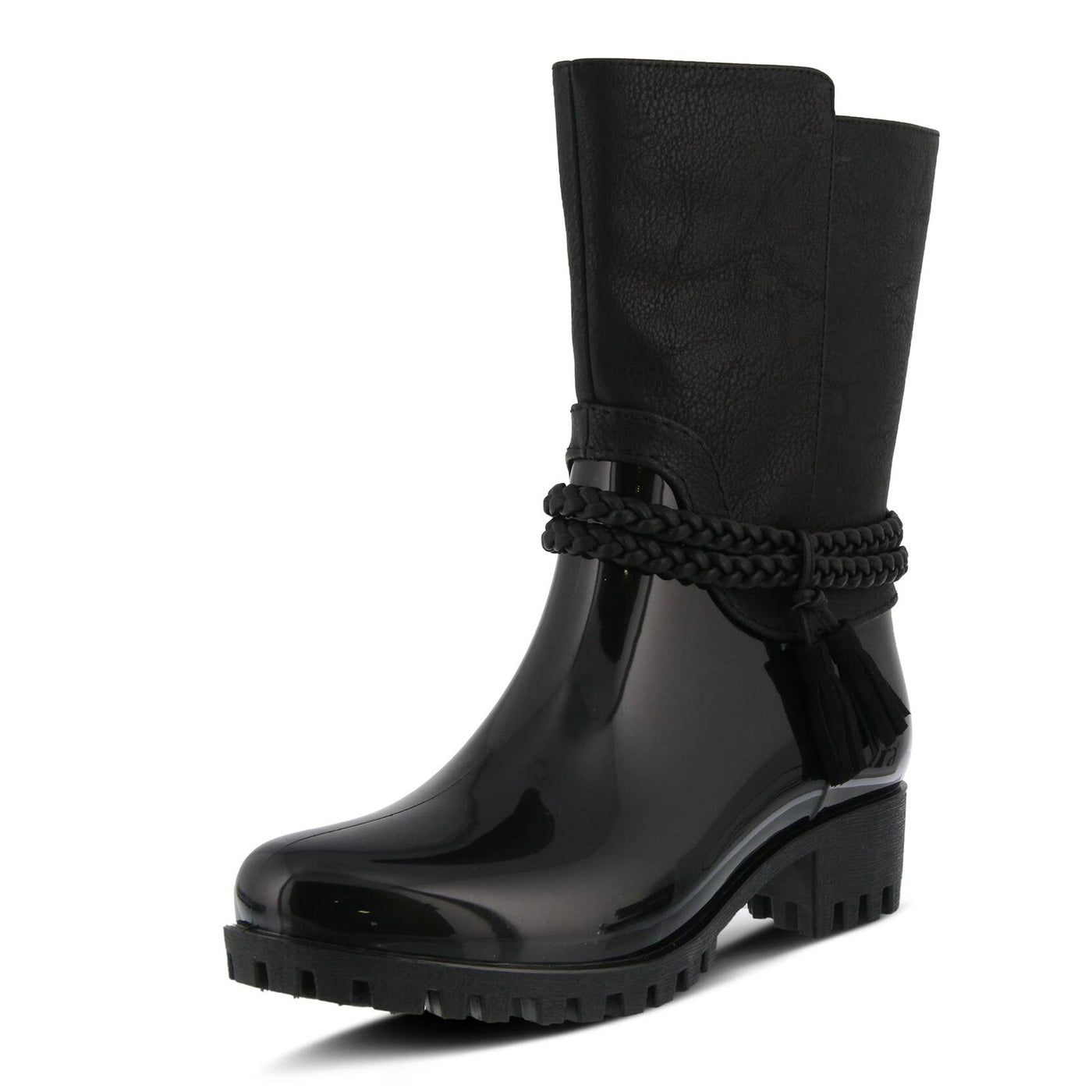 Spring Step Women's Glover Rain Boot, Black, 39 M EU Medium EU (US 8.5 US)