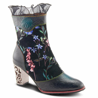 Spring Steps L`Artiste Gaga Mid-Calf Boots for Women - Ladies Boot with Side Zipper Closure - Comfortable Western Women's boots - Black Multi EU 36 / US 5.5-6